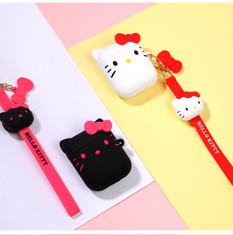 Sanrio 正版 Hello Kitty 白色 矽膠 保護殼 [AirPods]