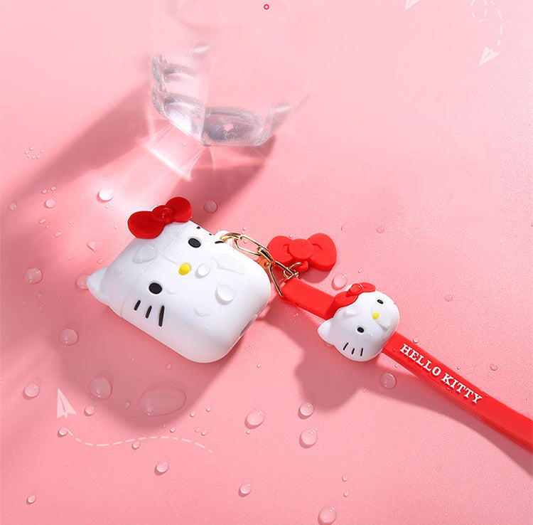 Sanrio 正版 Hello Kitty 白色 矽膠 保護殼 [AirPods]