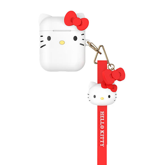Sanrio 正版 Hello Kitty 白色 矽膠 保護殼 [AirPods]